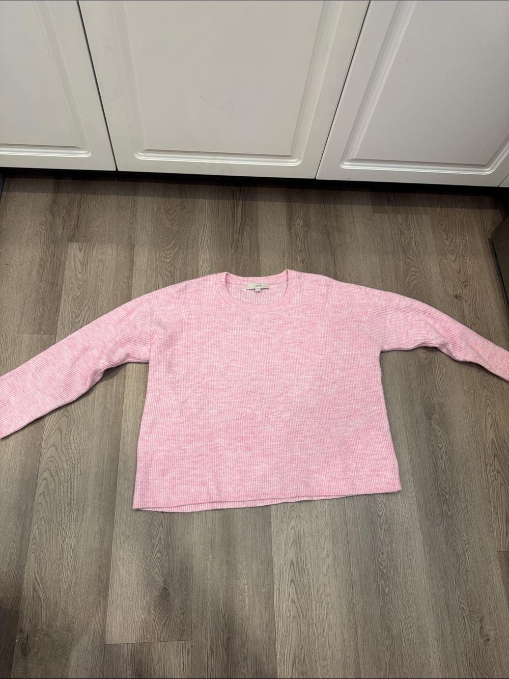 LOFT Pink Crewneck Sweater - Soft Knit